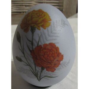 Easter egg with flowers floral print easter bunny
